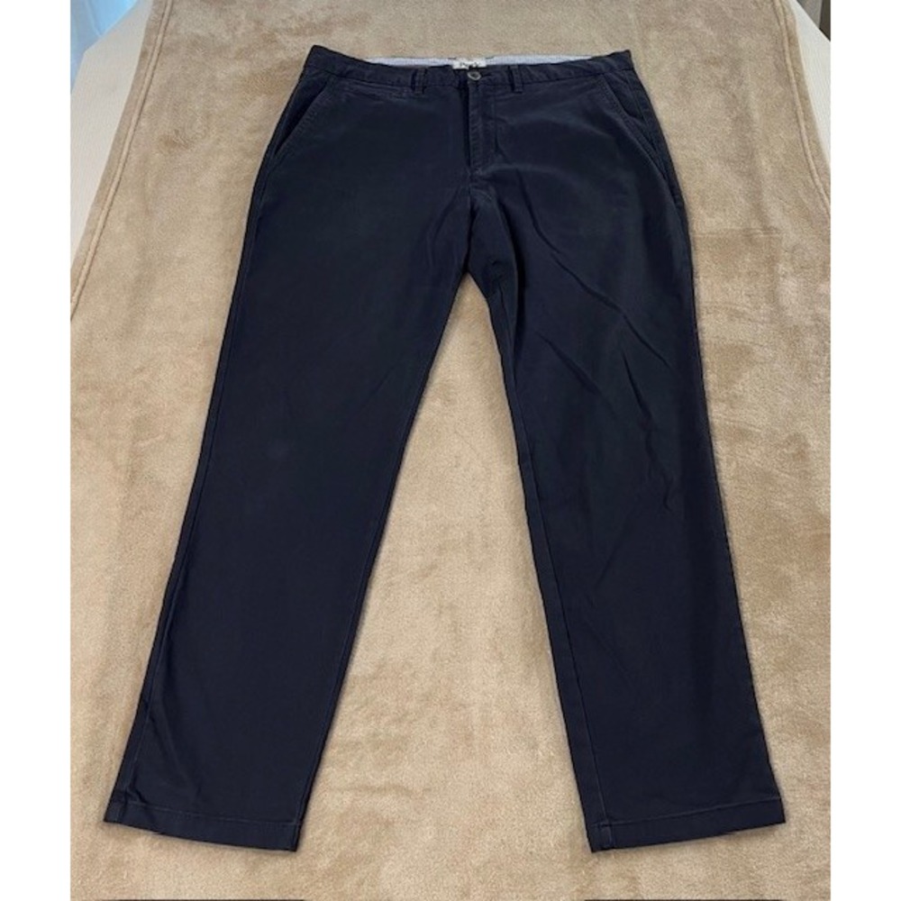 Perk‎ Slim Fit Stretch Chino Pants Men's 38x30 GRAY Casual Preppy EUC